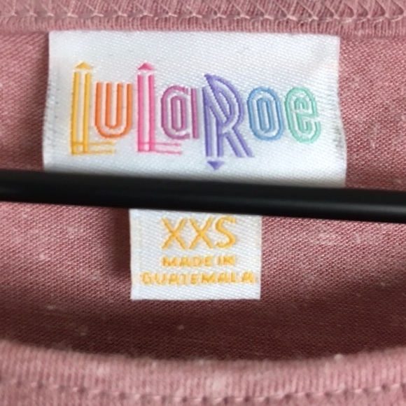 LULAROE Irma Tunic Top Oversized Hi Lo Solid Heathered Lagenlook Size XXS NWT - Picture 6 of 10